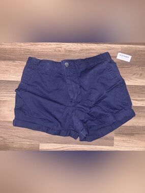 Old Navy Navy Blue Women's Roll-Hem Shorts